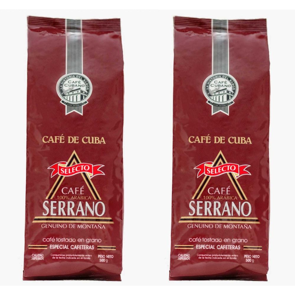 Кофе в зернах Serrano Selecto 500 гр, 2 шт