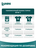 Средство для стирки жидкое в капсулах Lamm Universal 20шт