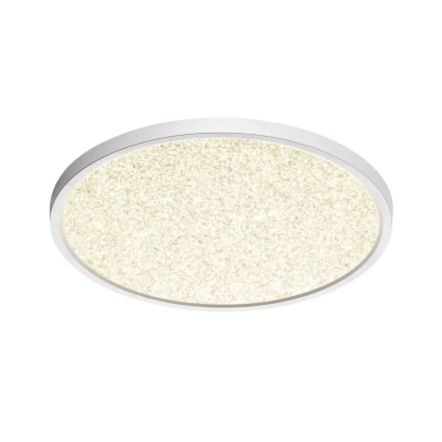 7661/32L MITRA LED SN 090 Светильник пластик/белый LED 32Вт 3000/4000K D400 IP40 OMEGA WHITE