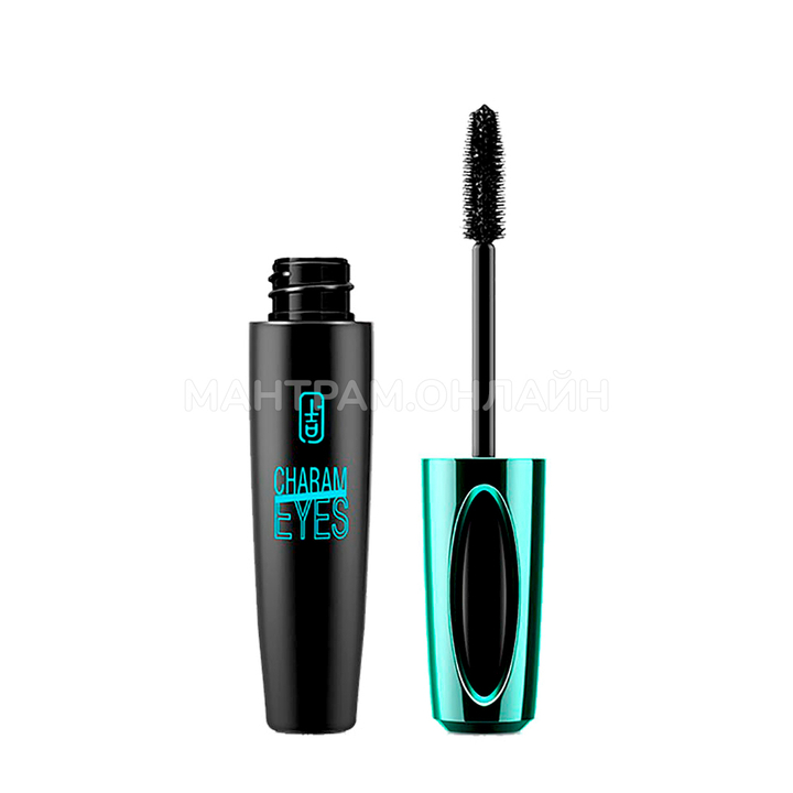 Тушь для ресниц Vibely charm eyes кисточка толстая силиконовая цвет черный 10 мл