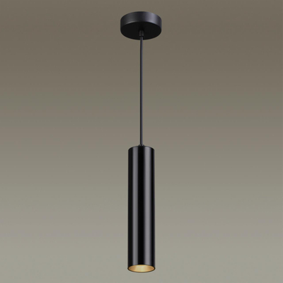 3872/1L HIGHTECH ODL19 399 черный Подвесной светильник GU10 1*50W 220V KIKO