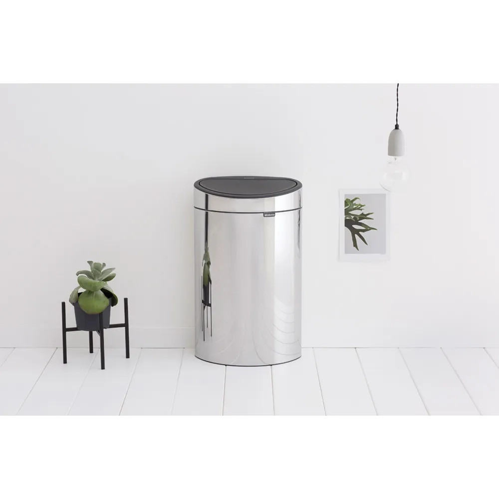 Brabantia Контейнер Touch Bin 10+23 л для раздельного сбора мусора полированный EAN 8710755115004