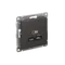 Розетка с USB C Systeme Electric AtlasDesign Базальт ATN001427