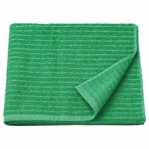 Полотенце банное IKEA VAGSJON (ВОГШЁН), Зеленый, 70х140 см