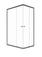 Душевая Ширма Triton Вента-Графит 120х90