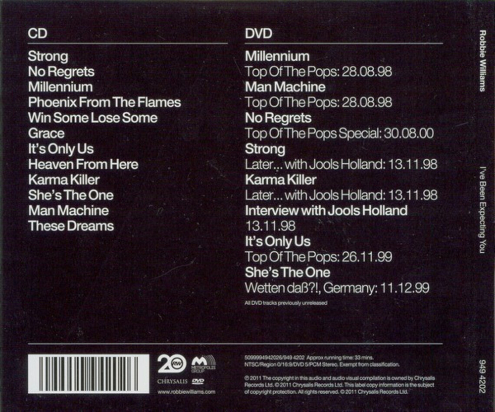 Robbie Williams / I've Been Expecting You (Limited Edition)(CD+DVD)