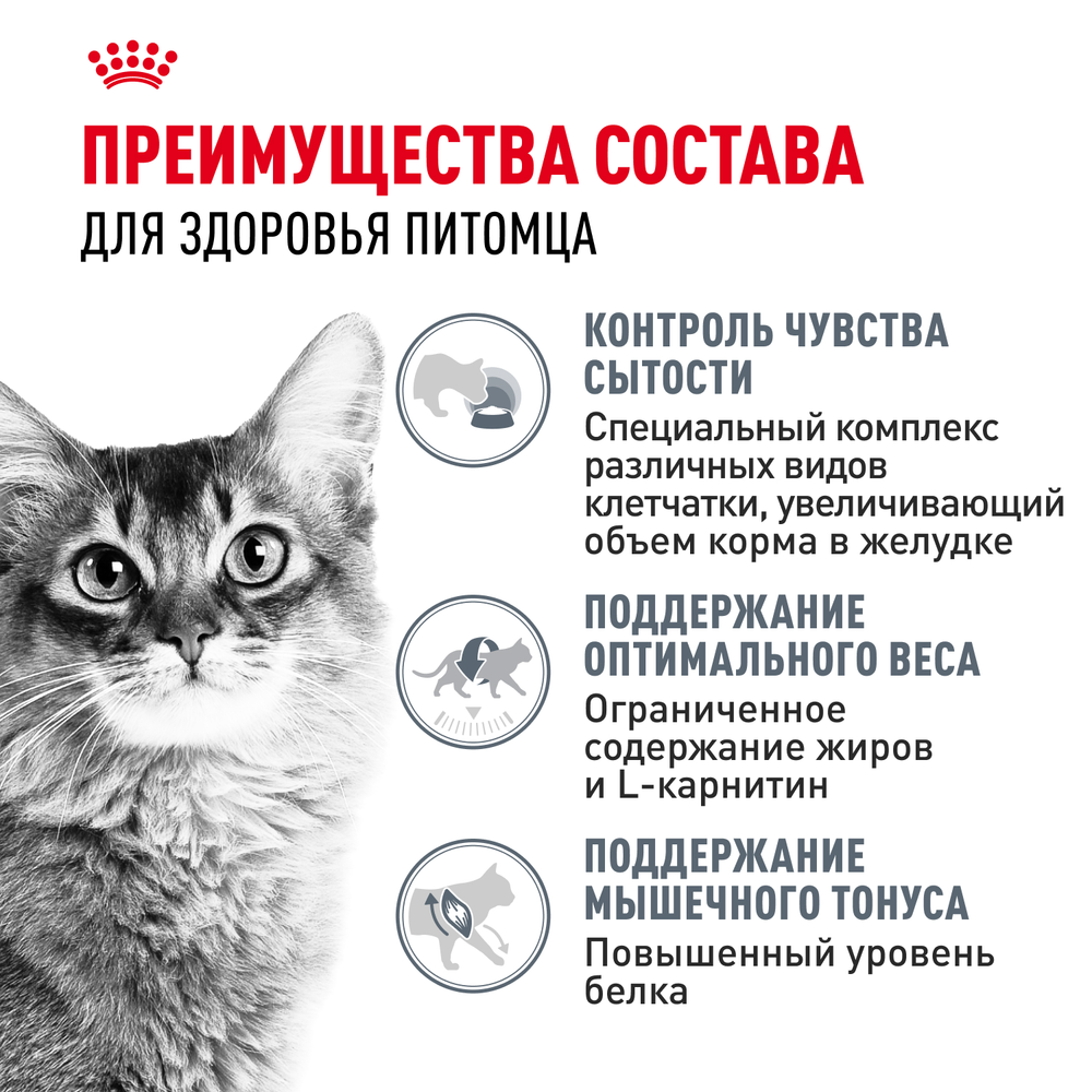 Royal Canin Light Weight Care Лайт вейт кэа Корм влажный для взрослых кошек для контроля набора веса желе 85г