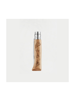 Нож Opinel №8 Alpine adventures, нержавеющая сталь, рукоять дуб, гравировка горный велосипед, 002187