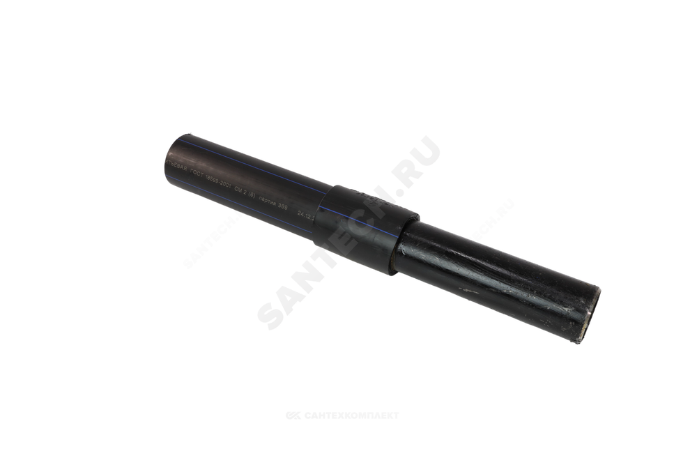 Переход ПЭ100-сталь неразъемный Дн 63х57 Ру10 SDR17