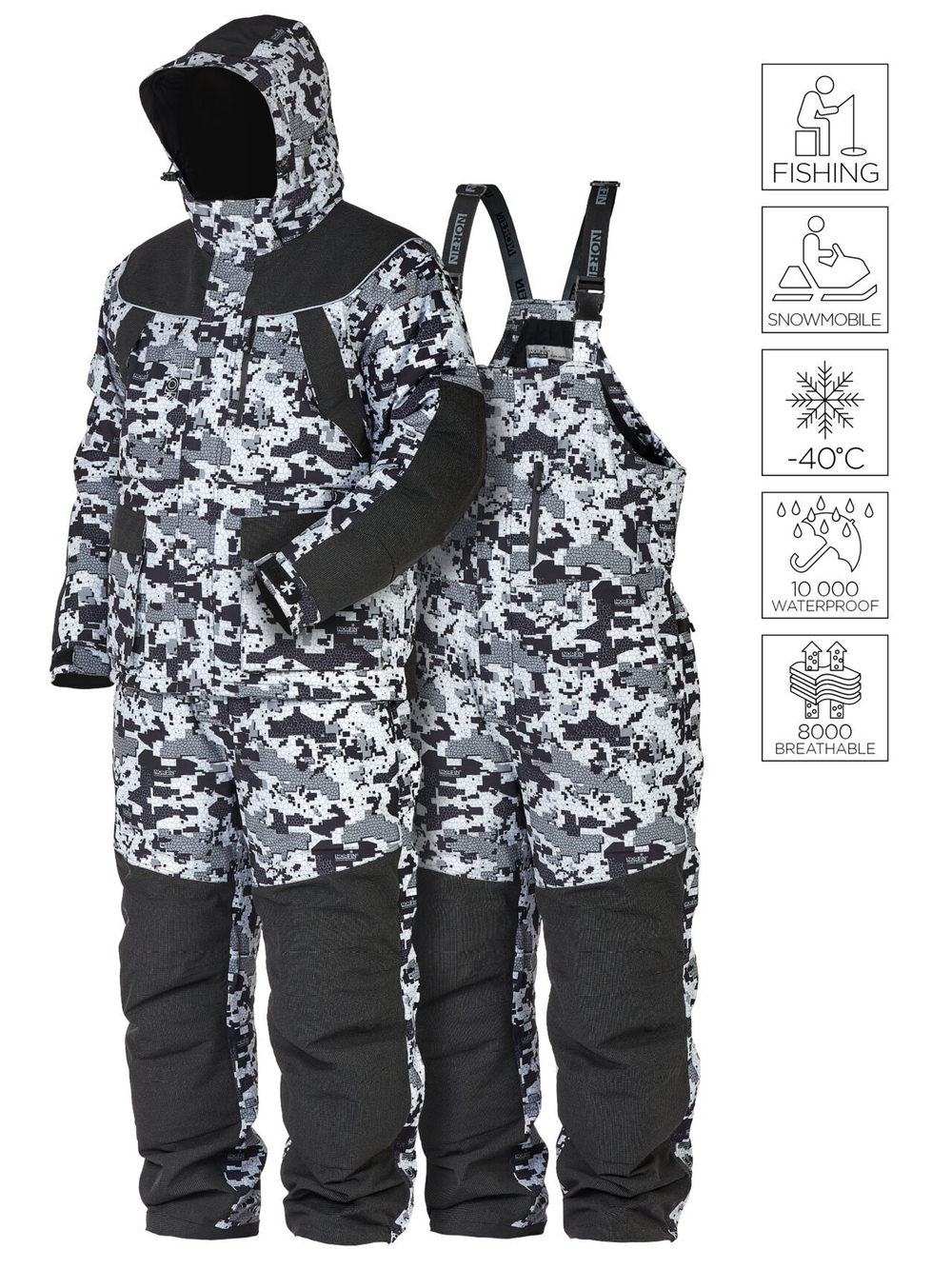 Костюм зимний Norfin EXPLORER 2 CAMO L