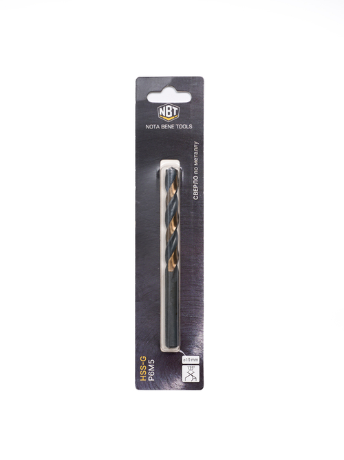Сверло по металлу NBT  4,5*47/80мм HSS-G M2 (Gold&Black) DIN 338 RN