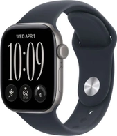 Умные часы Apple Watch Series 12 46mm Cellular Space Gray Aluminum Navy Blue Sport Band S/M