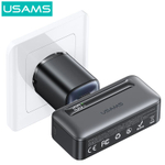 Power Bank внешний аккумулятор повербанк магнитный беспроводной MagSafe USAMS 5000 мАч 20W