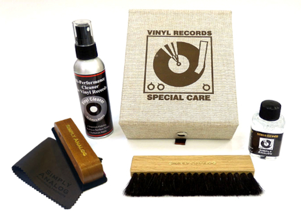 Набор Для Ухода За Винилом (Simply Analog - Vinyl Record Cleaning Boxset)(Brown)