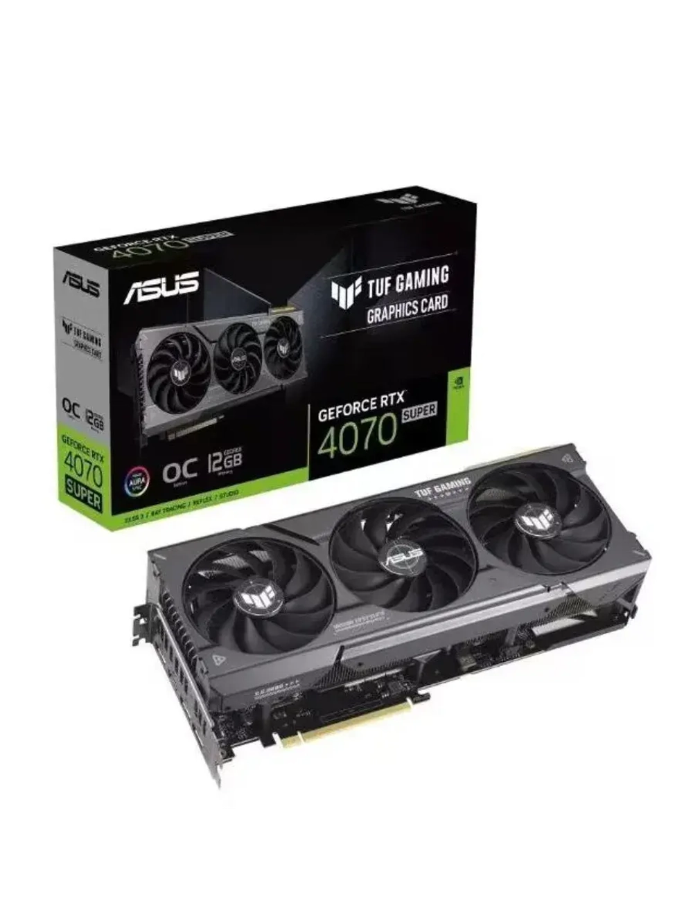 Видеокарта GeForce RTX 4070 SUPER TUF Gaming Super 12 ГБ