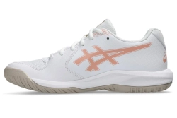 Женские теннисные кроссовки Asics Gel-Dedicate 9 - white/cantaloupe