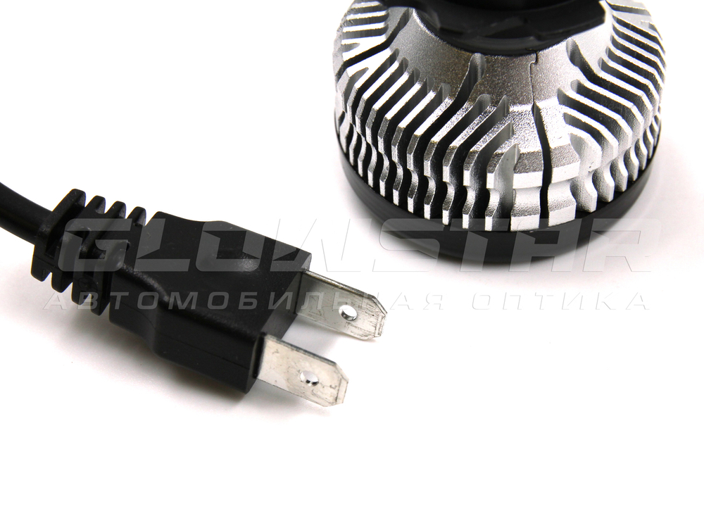Светодиодные лампы Aozoom P8/H7 с радиатором 12V 20W 2950Lm (комплект, 2шт)