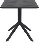 Стол пластиковый Siesta Contract Sky Table 70, черный