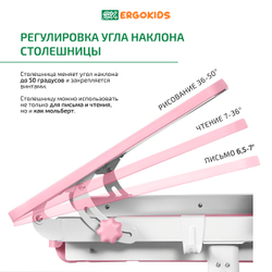 Детский стол и стул Ergokids Panda BD-28