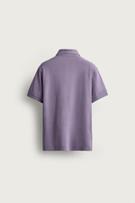 ПОЛО REGULAR FIT ИЗ ТКАНИ ПИКЕ С ЭФФЕКТОМ СТИРКИ — ZARA