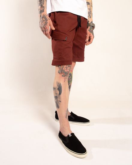Шорты COOL PENGUIN Twill Lycra (Бордовый)
