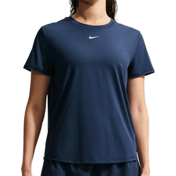 Женская теннисная футболка Nike Dri-Fit One Classic - midnight navy/white
