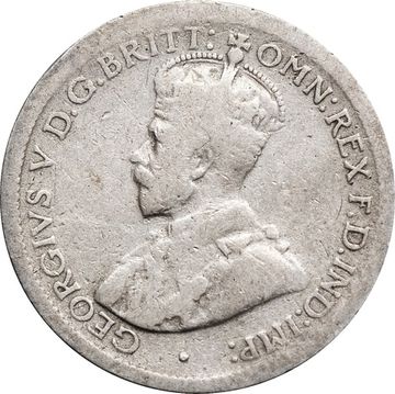 6 пенсов 1921 Австралия