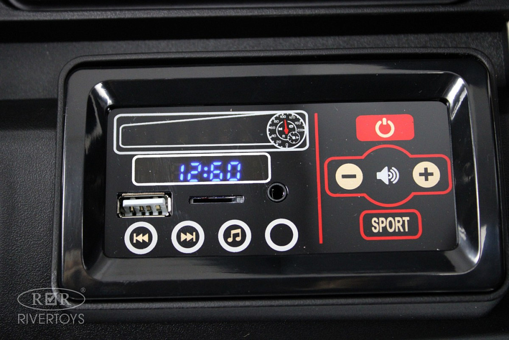Детский электромобиль RiverToys Range Rover HSE 4WD Y222YY черный глянец