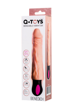Вибратор A-toys с подогревом 19 см