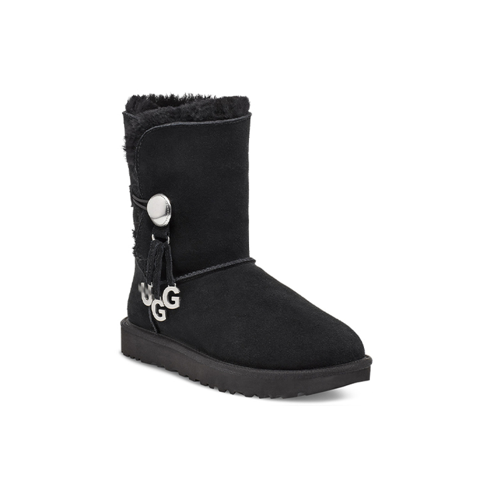 Сапоги UGG Bailey Button Ugg Charm, 1114970-BLK