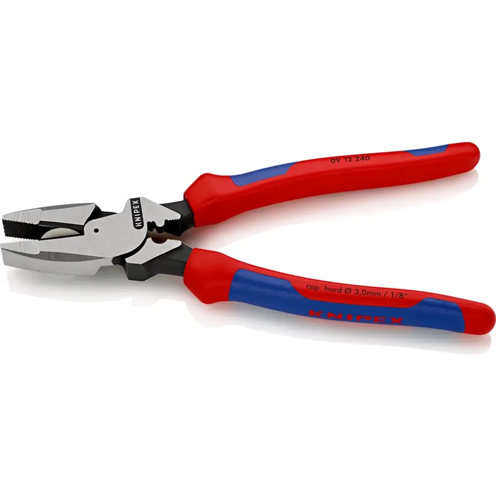 Плоскогубцы электромонтера черненые 240 мм Knipex 09 12 240