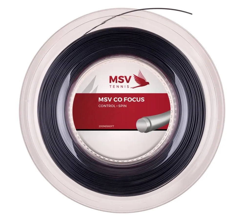 Струны теннисные MSV Co. Focus (200 m) - black