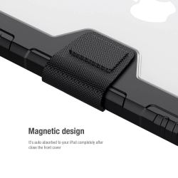 Противоударный чехол BUMPER NILLKIN LEATHER CASE PRO c защитой камеры для Apple iPad 10.2 (2019/2020/2021)