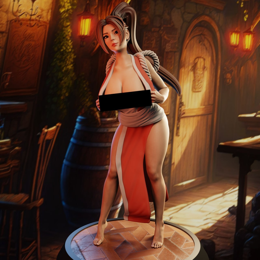 Май Сирануй Король бойцов Фатальная ярость Mai Shiranui King of Fighters Fatal Fury Фигурка