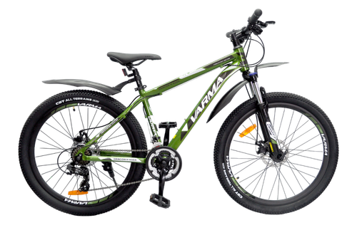 Велосипед 26" VARMA DRACON H65DA  р.16 зеленый 21ск.