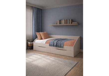 Кровать WoodVille Эриол 90x200 кашемир
