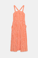 ПЛАТЬЕ МИДИ В ПОЛОСКУ — ZW COLLECTION — ZARA