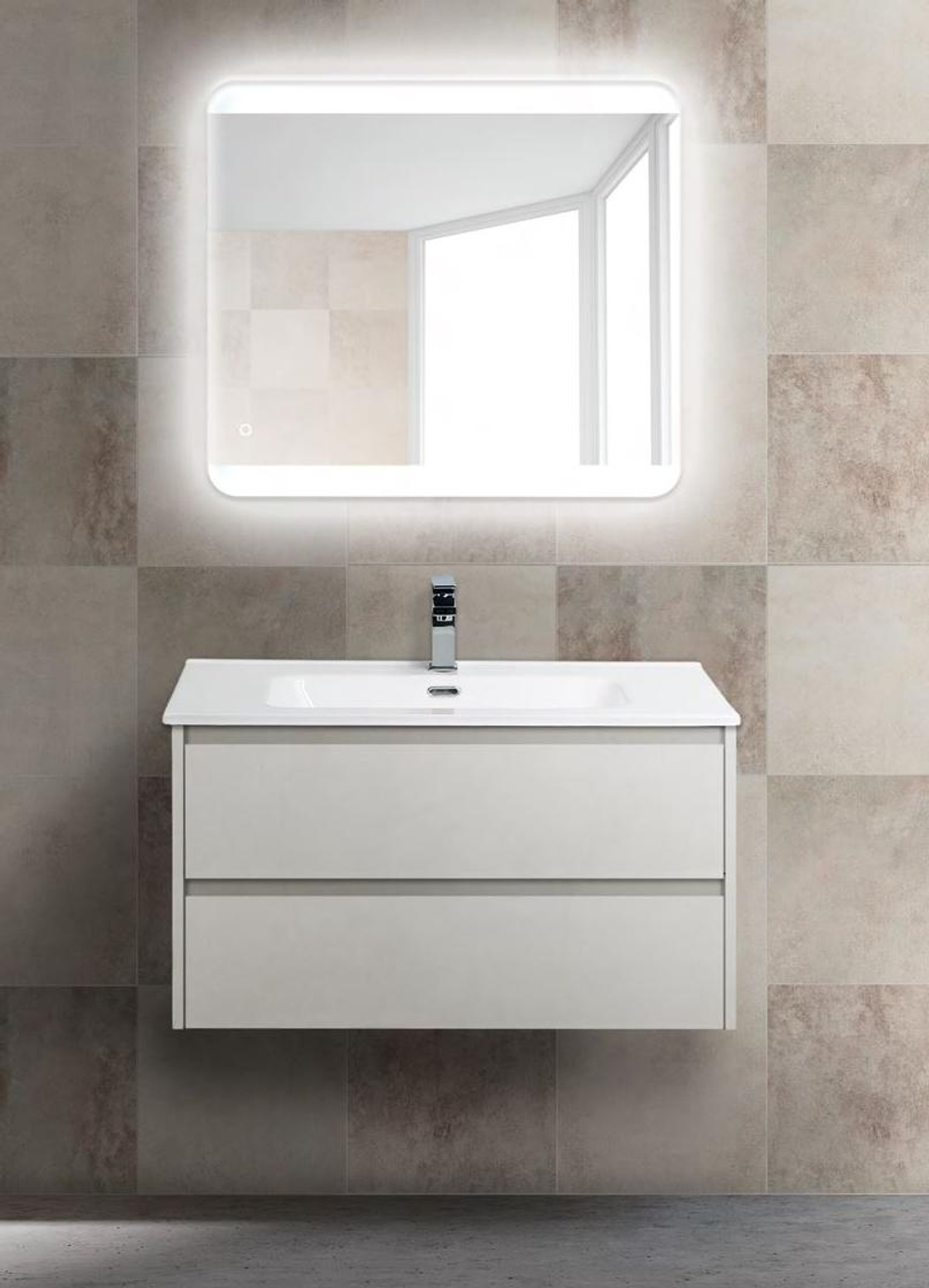 Тумба подвесная под раковину BelBagno KRAFT-900-2C-SO-BO
