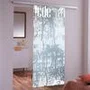 Фото стеклянной раздвижной двери Графитти в интерьере