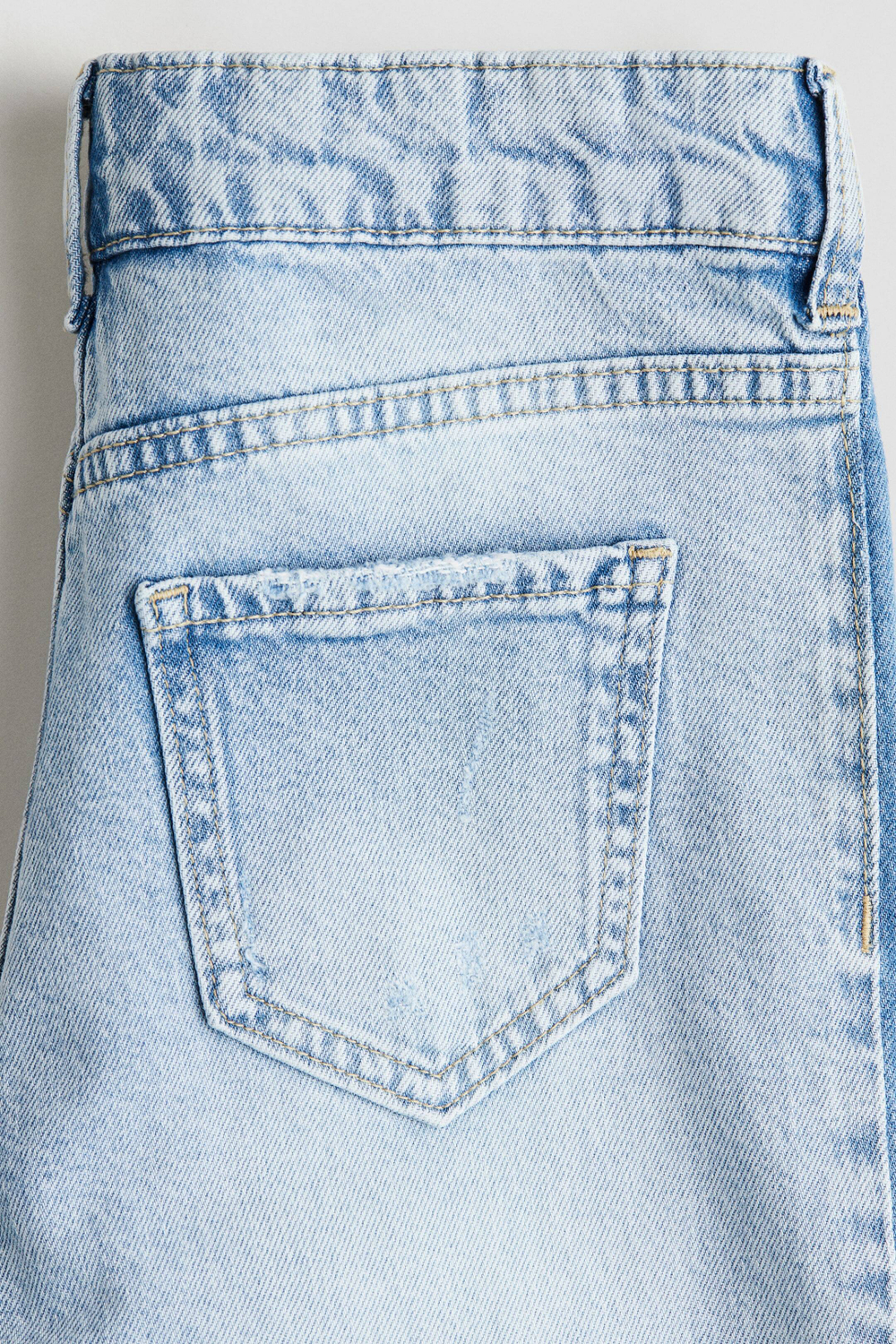 H&M Джинсы Baggy Fit Bootcut, голубой