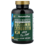 NaturesPlus, глюкозамин, хондроитин MSM Ultra Rx-Joint®, 180 таблеток