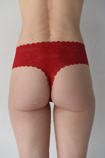 Трусики-стринги Bellie с высокой линией талии (Размер: XL) (Цвет: телесный)