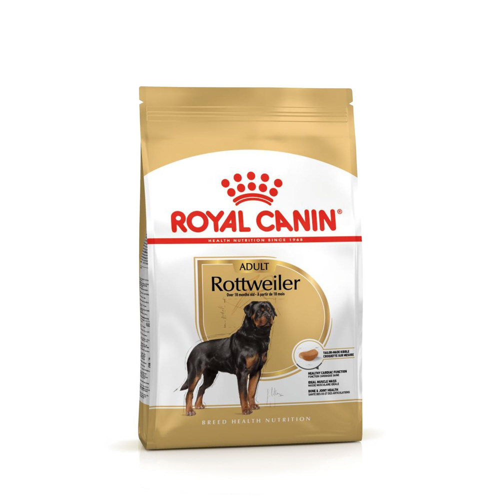 Royal Canin Rottweiller Adult Ротвейлер Эдалт Корм сухой для взрослых собак породы Ротвейлер от 18 месяцев 12кг