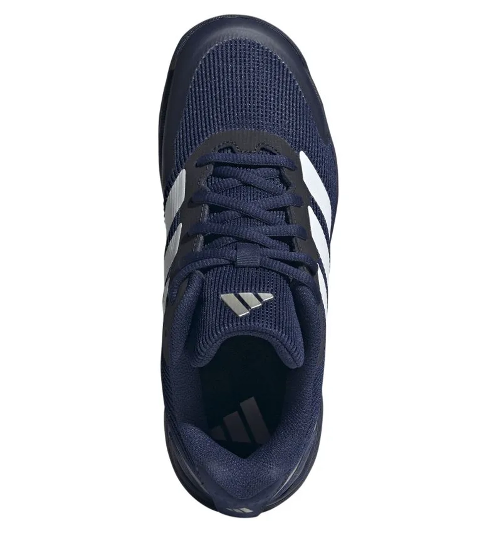 Детские теннисные кроссовки Adidas Ubersonic K - dark blue/ftwr white/core black