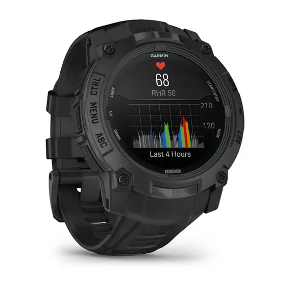 Instinct 3 - 50mm AMOLED Tactical Edition (черный с черным ремешком)