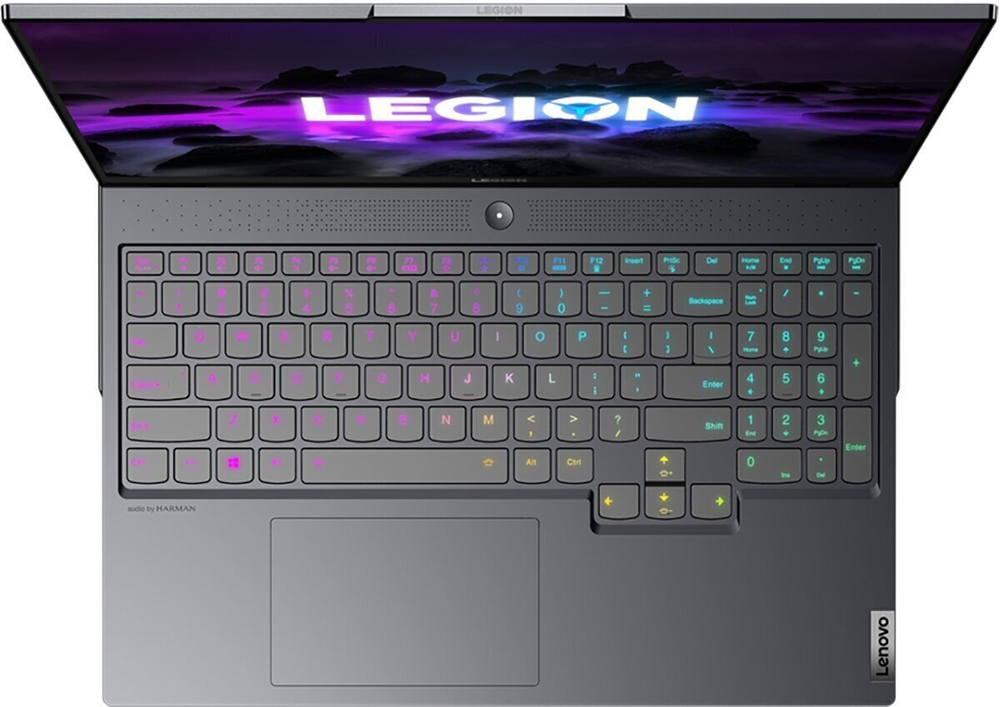 Ноутбук Lenovo Legion 7-16ACHg6. Конфигурация: AMD Ryzen 7 5800H 3.20 ГГц/32 Гб/1024 Гб SSD/nVidia GeForce RTX 3070 8 Гб/Free DOS/16" IPS 2560x1600 165Hz/A1