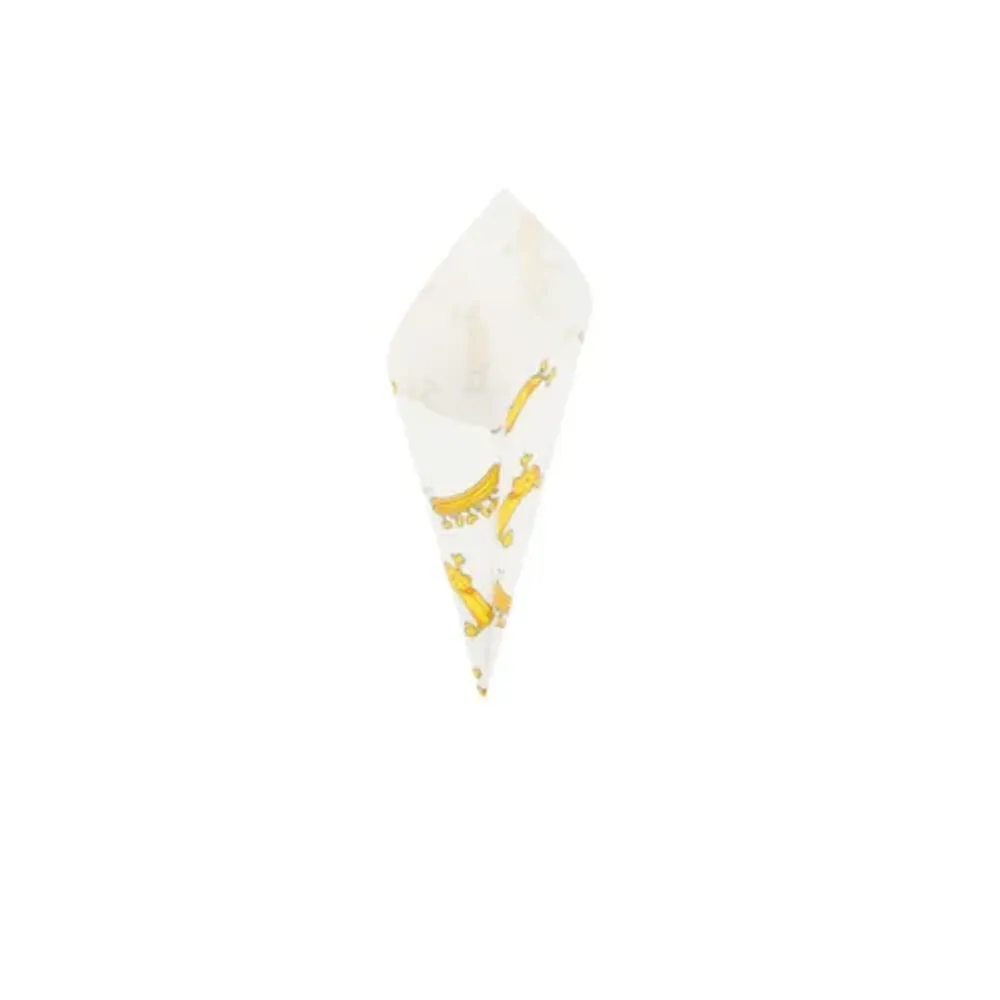 Конус Chips для снеков/фри/орешков 40 гр, жиростойкий пергамент, 16*11,5 см, 250 шт/уп