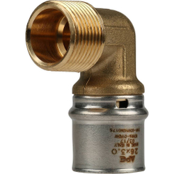 Угольник-переходник с наружной резьбой   3/4"х26