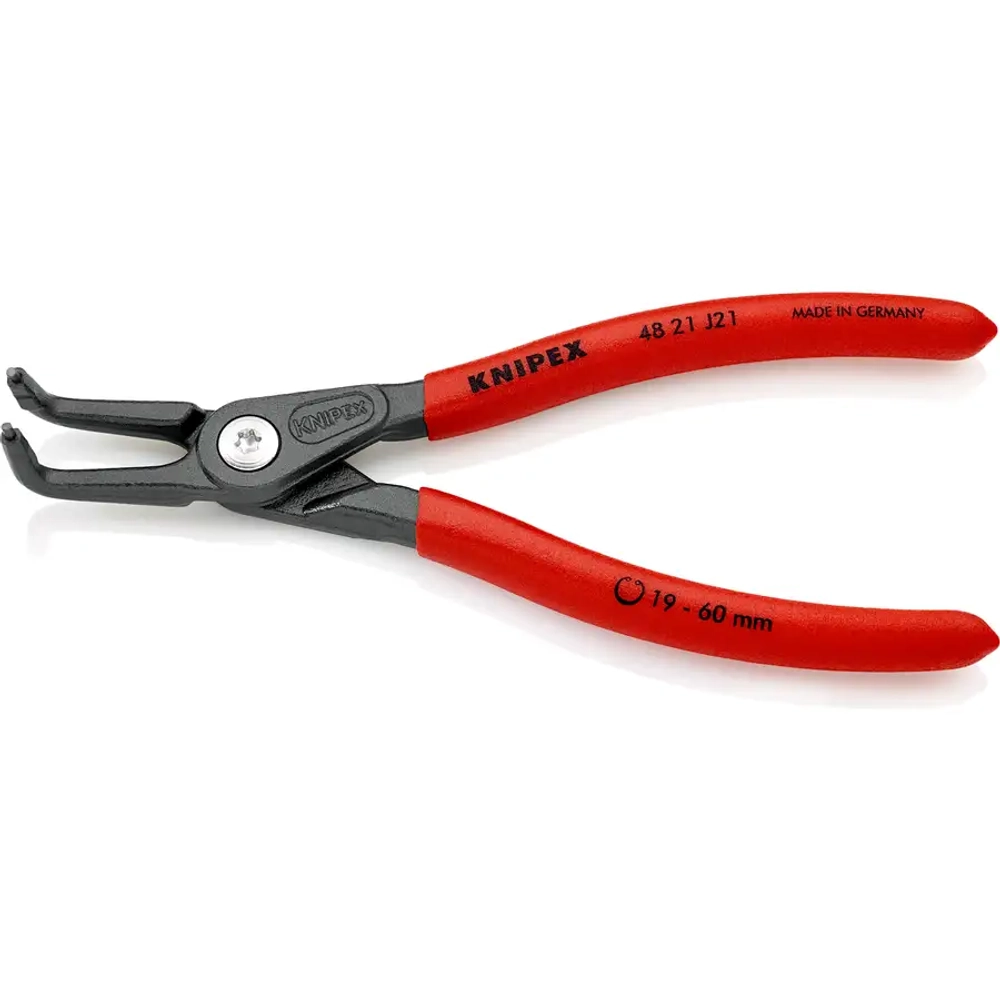 Прецизионные щипцы для стопорных колец черненая 165 мм Knipex 48 21 J21 SB