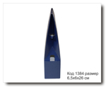 Коробка Код 1384 размер 6,5х6х26 см для диффузора синяя